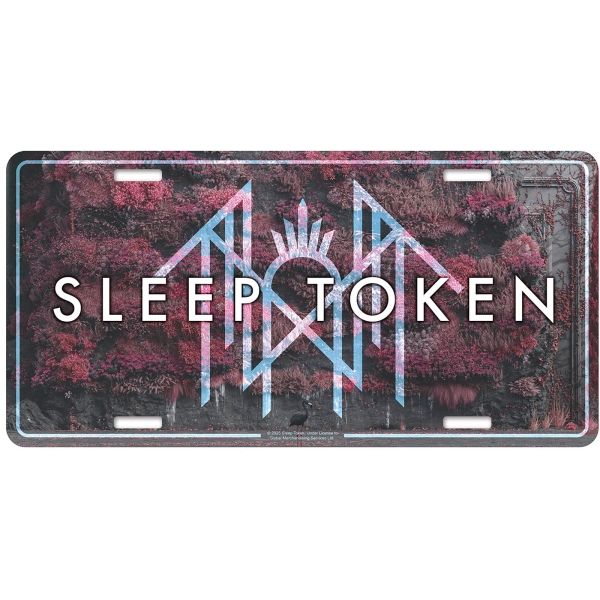 Sleep Token - Number Plate: Even In Arcadia ryhmässä MERCHANDISE / Merch / Kommande / Hårdrock @ Bengans Skivbutik AB (5676503)