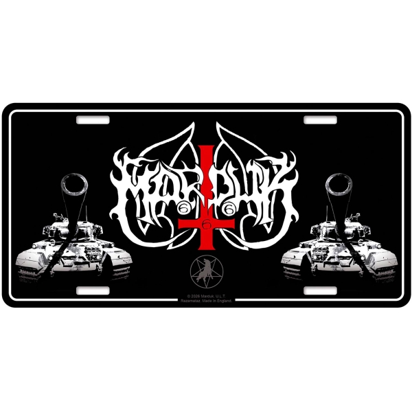 Marduk - Number Plate: Panzer Division ryhmässä MERCHANDISE / Merch / Kommande / Hårdrock @ Bengans Skivbutik AB (5676512)