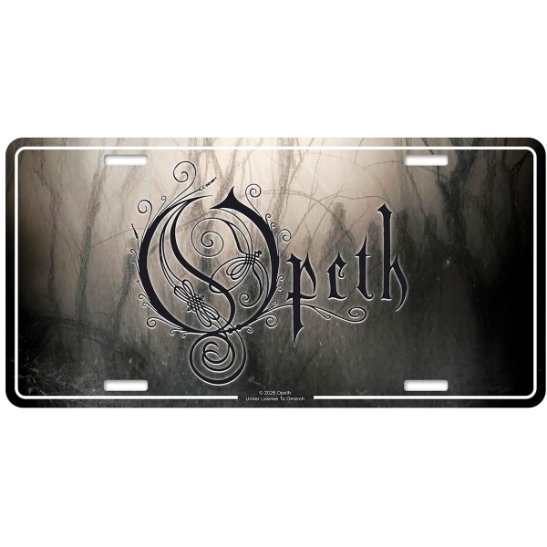 Opeth - Number Plate: Blackwater Park ryhmässä MERCHANDISE / Merch / Kommande / Hårdrock @ Bengans Skivbutik AB (5676517)