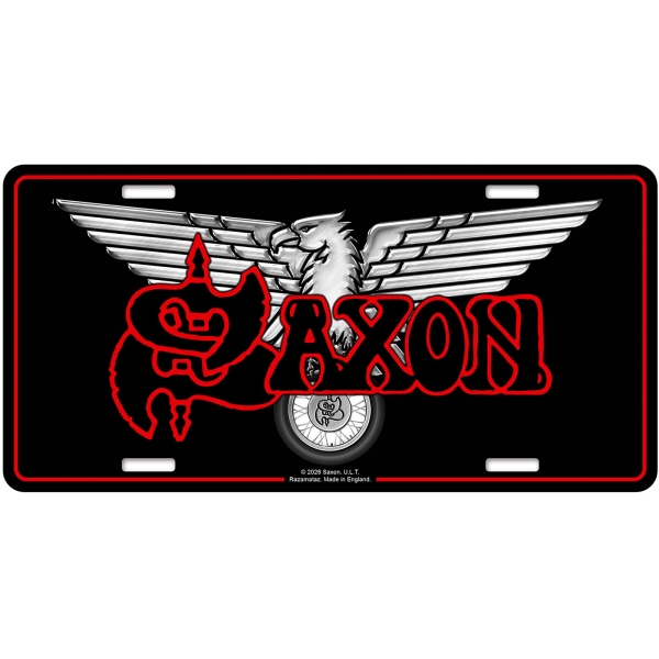 Saxon - Number Plate: Wheels Of Steel ryhmässä MERCHANDISE / Merch / Kommande / Hårdrock @ Bengans Skivbutik AB (5676519)