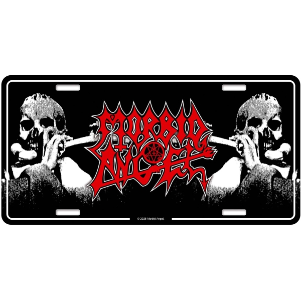 Morbid Angel - Number Plate: Leading The Rats ryhmässä MERCHANDISE / Merch / Kommande / Hårdrock @ Bengans Skivbutik AB (5676521)