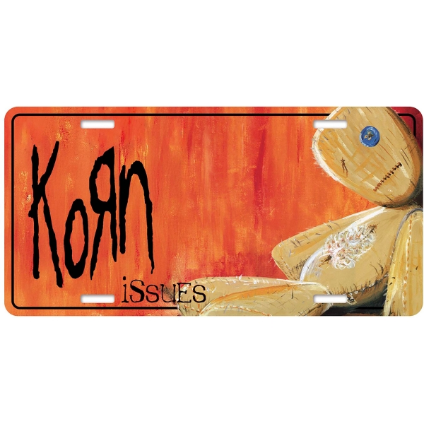 Korn - Number Plate: Issues ryhmässä MERCHANDISE / Merch / Kommande / Hårdrock @ Bengans Skivbutik AB (5676524)