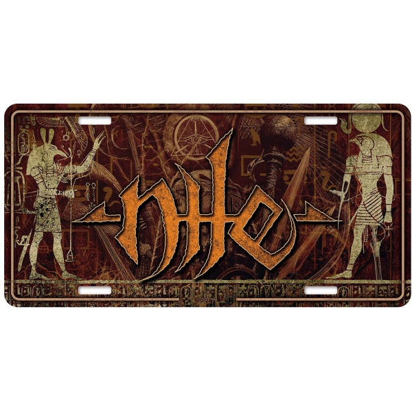 Nile - Number Plate: Logo ryhmässä MERCHANDISE / Merch / Kommande / Hårdrock @ Bengans Skivbutik AB (5676525)