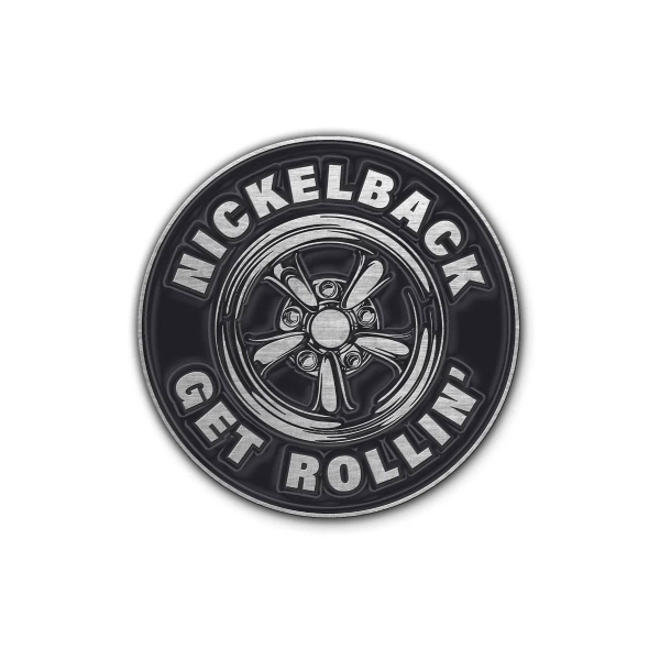 Nickelback - Pin Badge: Get Rollin' ryhmässä MERCHANDISE / Pin-Button Badge / / @ Bengans Skivbutik AB (5676532)