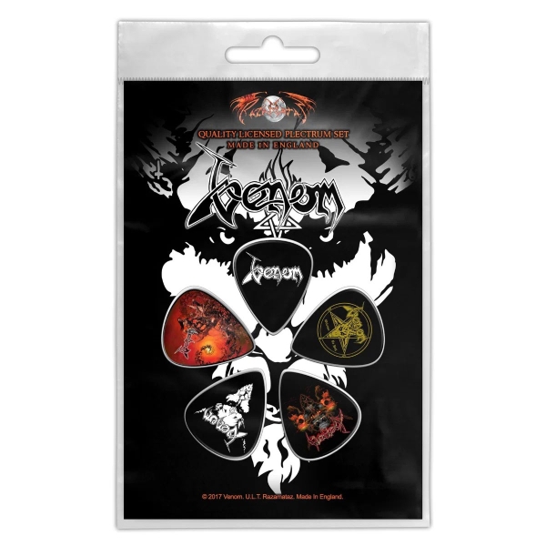 Venom - Plectrum Pack: Black Metal ryhmässä MERCHANDISE / Merch / Kommande / Hårdrock @ Bengans Skivbutik AB (5676537)