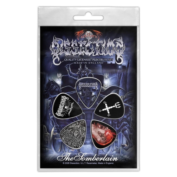 Dissection - Plectrum Pack: The Somberlain ryhmässä MERCHANDISE / Merch / Kommande / Hårdrock @ Bengans Skivbutik AB (5676538)