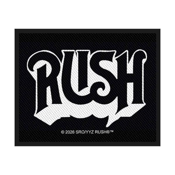 Rush - Standard Woven Patch: Logo ryhmässä MERCHANDISE / Kangasmerkki / / @ Bengans Skivbutik AB (5676540)