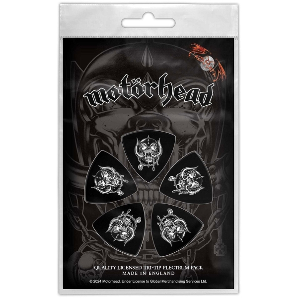 Motorhead - Tri-Tip Plectrum Pack: Warpig ryhmässä MERCHANDISE / Merch / Kommande / Hårdrock @ Bengans Skivbutik AB (5676554)