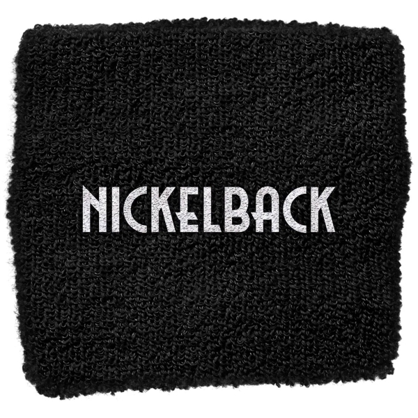 Nickelback - Unisex Embroidered Wristband: Logo (Black) ryhmässä MERCHANDISE / Merch / Kommande / Pop-Rock @ Bengans Skivbutik AB (5676573)