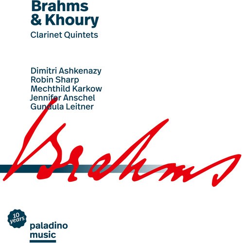Dimitri Ashkenazy - Brahms & Khoury: Clarinet Quintets ryhmässä CD / Klassiskt @ Bengans Skivbutik AB (5676766)