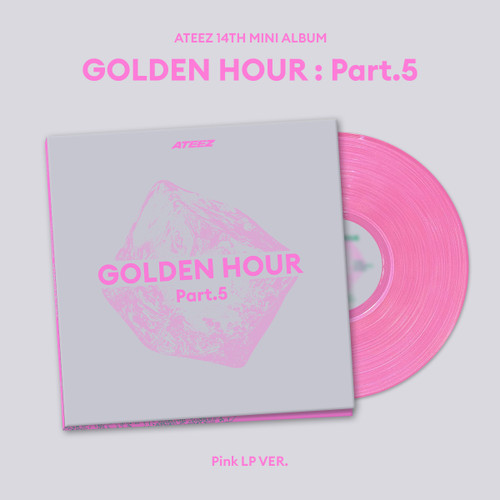 Ateez - Golden Hour : Part.5 (Pink Lp Ver.) ryhmässä VINYYLI / Kommande / K-Pop @ Bengans Skivbutik AB (5676778)