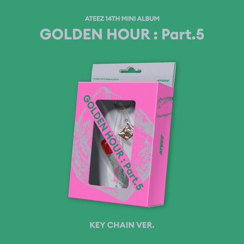 Ateez - Golden Hour : Part.5 (Key Chain Ver.) ryhmässä MERCHANDISE / Merch+Code / Kommande / K-Pop @ Bengans Skivbutik AB (5676779)