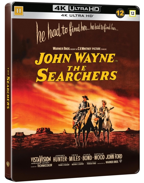 Movie - The Searchers (Ltd Steelbook 2-Disc / 4K Uhd + Blu-Ray) ryhmässä Elokuva / Film UHD-4K / / @ Bengans Skivbutik AB (5676845)