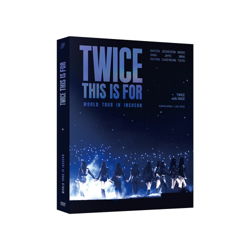 Twice - This Is For - World Tour In Incheon DVD + Photocard Set ryhmässä Minishops / K-Pop Minishops / Twice @ Bengans Skivbutik AB (5676850)