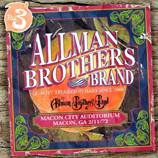 Allman Brothers Band The - Macon City Auditorium 2-11-72 ryhmässä CD / Kommande / Pop-Rock @ Bengans Skivbutik AB (5677160)