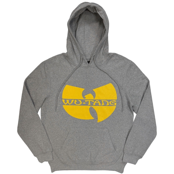 Wu-Tang Clan - Logo (Grey) Unisex Pullover Hoodie ryhmässä MERCHANDISE / Hupparit / Nyheter / Hip Hop-Rap @ Bengans Skivbutik AB (5677242r)