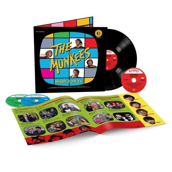 The Monkees - Made For Tv: Favorite Episodes (LP, 2CD & BD Boxset) ryhmässä Musiikki / Blu-Ray+CD / Kommande / Pop-Rock @ Bengans Skivbutik AB (5677411)