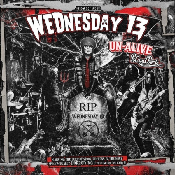 Wednesday 13 - Un-Alive From Pol'and'rock 2025 ryhmässä VINYYLI / Kommande / Hårdrock @ Bengans Skivbutik AB (5677534)