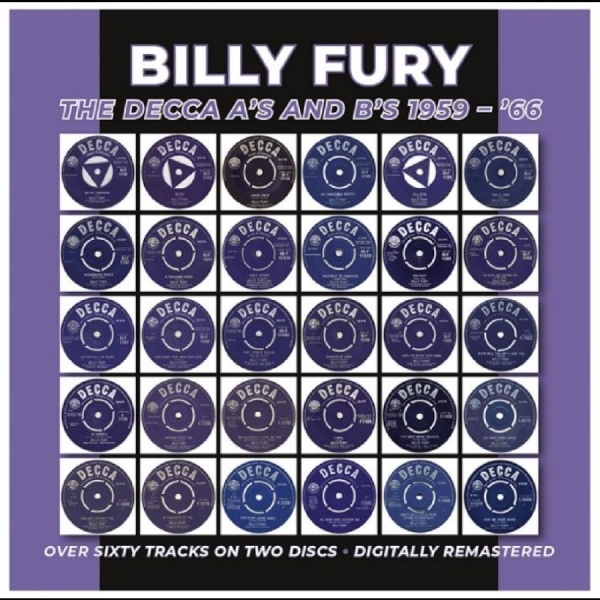 Billy Fury - The Decca A?S And B?S 1959 - ?66 ryhmässä CD / Kommande / Pop-Rock @ Bengans Skivbutik AB (5677577)