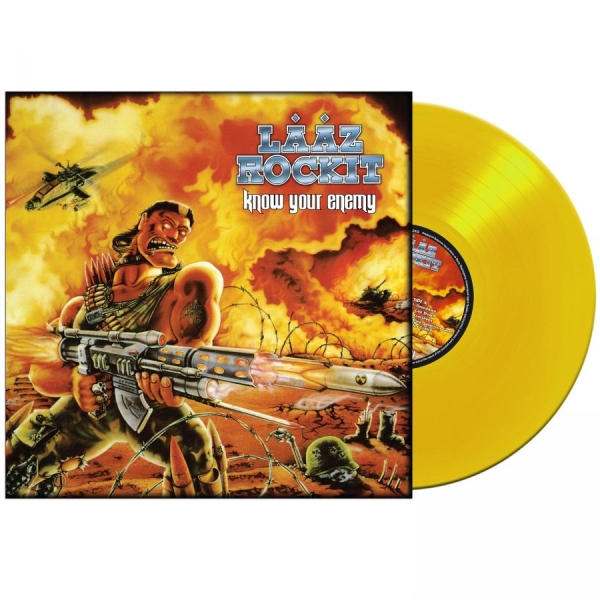 Laaz Rockit - Know Your Enemy (Yellow Vinyl Lp) ryhmässä VINYYLI / Kommande / Hårdrock @ Bengans Skivbutik AB (5677682)