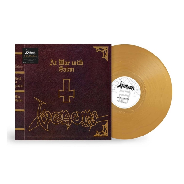 Venom - At War With Satan (Gold Vinyl LP) ryhmässä ME SUOSITTELEMME / Perjantain julkaisut / 2026-08-21 @ Bengans Skivbutik AB (5677789)