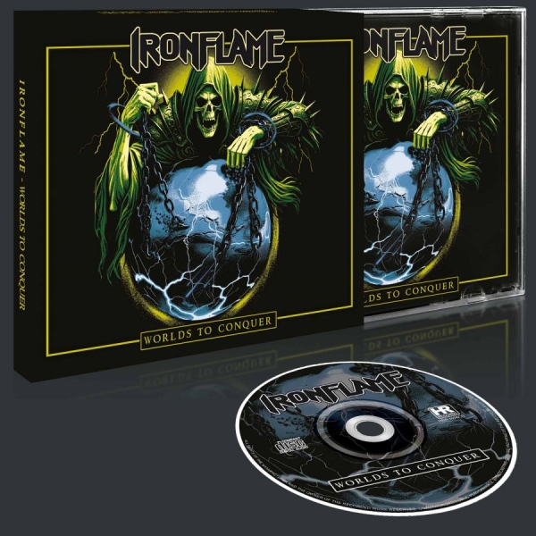 Ironflame - Worlds To Conquer (Slipcase CD) ryhmässä ME SUOSITTELEMME / Perjantain julkaisut / 2026-08-14 @ Bengans Skivbutik AB (5677792)