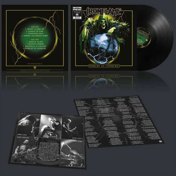 Ironflame - Worlds To Conquer (Black Vinyl LP) ryhmässä ME SUOSITTELEMME / Perjantain julkaisut / 2026-08-14 @ Bengans Skivbutik AB (5677793)