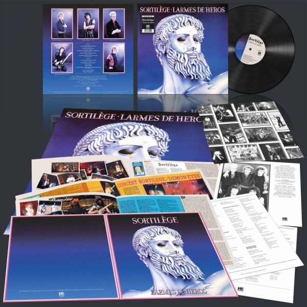 Sortilège - Larmes De Héros (Black Vinyl Lp) ryhmässä VINYYLI / Kommande / Hårdrock @ Bengans Skivbutik AB (5677797)