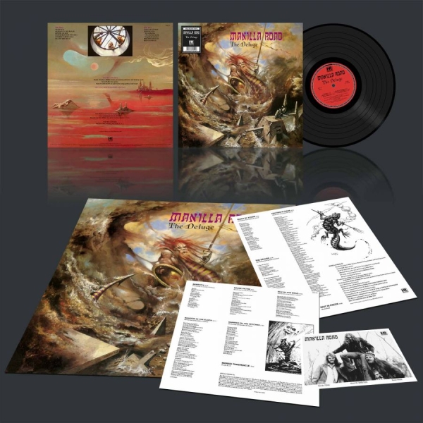 Manilla Road - Deluge The (Black Vinyl Lp) ryhmässä VINYYLI / Kommande / Hårdrock @ Bengans Skivbutik AB (5677798)