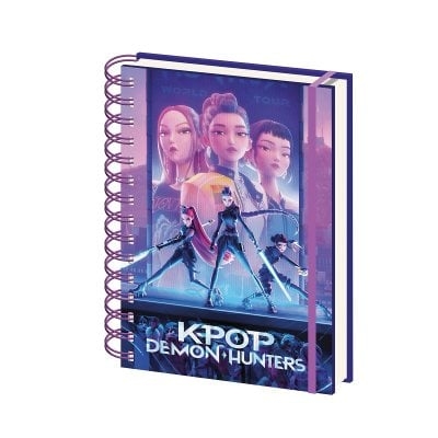 K-Pop Demon Hunters - A5 Notebook ryhmässä MERCHANDISE / Merch / Nyheter / K-Pop @ Bengans Skivbutik AB (5677820)