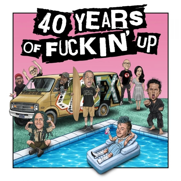 Nofx - 40 Years Of Fuckin' Up Soundtrack + ryhmässä CD / Kommande / Pop-Rock @ Bengans Skivbutik AB (5677990)