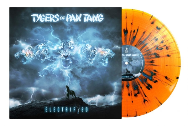Tygers Of Pan Tang - Electrifyed (Orange With Blue Splat ryhmässä VINYYLI / Kommande / Hårdrock @ Bengans Skivbutik AB (5678296)