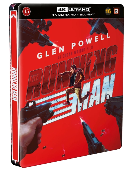 Movie - The Running Man (2025) (Steelbook 2-Disc / 4K UHD + Blu-ray) ryhmässä Elokuva / Film UHD-4K / Action @ Bengans Skivbutik AB (5678325)