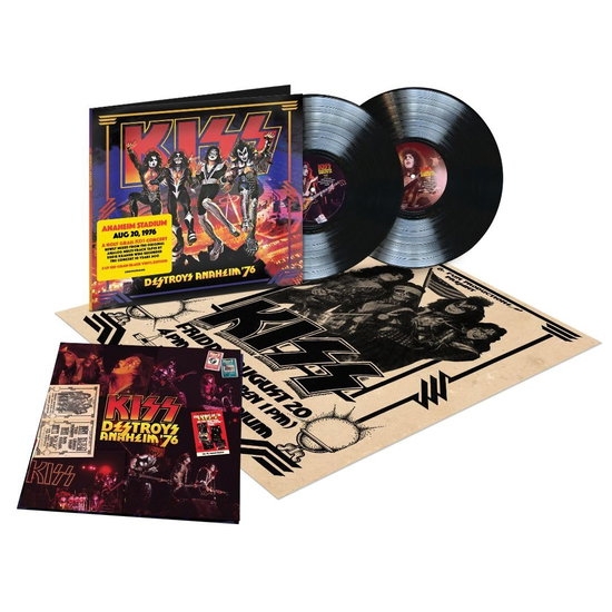 Kiss - Destroys Anaheim 76 (Black 2LP) ryhmässä ME SUOSITTELEMME / Perjantain julkaisut / 2026-08-21 @ Bengans Skivbutik AB (5678362)