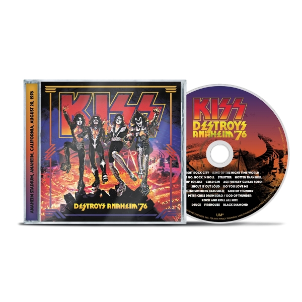 Kiss - Destroys Anaheim 76 (CD) ryhmässä ME SUOSITTELEMME / Perjantain julkaisut / 2026-08-21 @ Bengans Skivbutik AB (5678363)