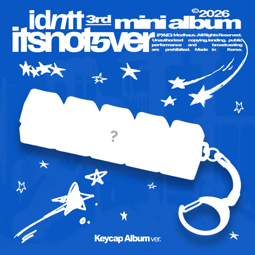 Idntt - Itsnotover (Keycap Album) ryhmässä MERCHANDISE / Merch+Code / Kommande / K-Pop @ Bengans Skivbutik AB (5678424)