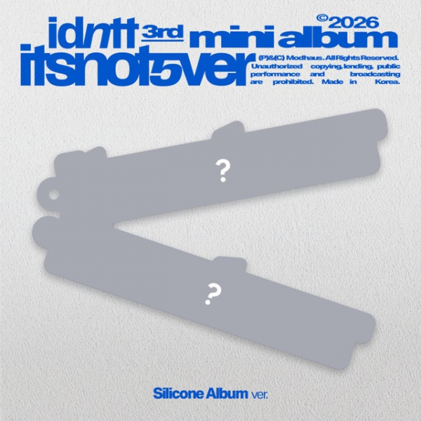 Idntt - Itsnotover (Silicone Album) ryhmässä MERCHANDISE / Merch+Code / Kommande / K-Pop @ Bengans Skivbutik AB (5678425)