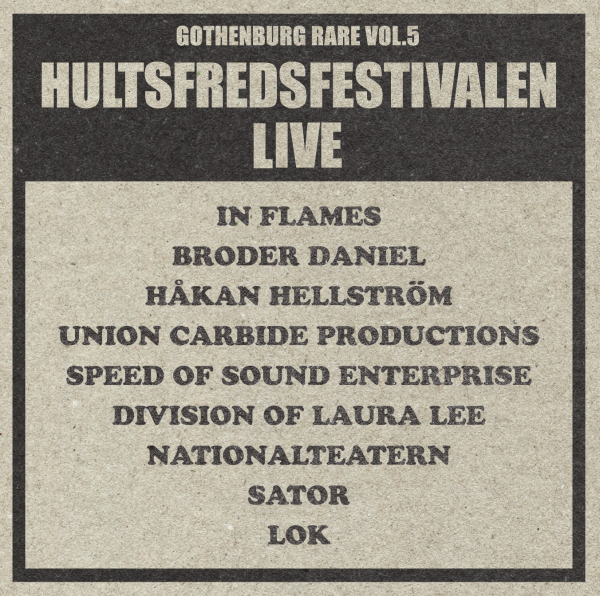 Various - Gothenburg Rare Vol. 5 - Live At Hultsfredsfestivalen ryhmässä VINYYLI / Kommande / Pop-Rock @ Bengans Skivbutik AB (5678455)