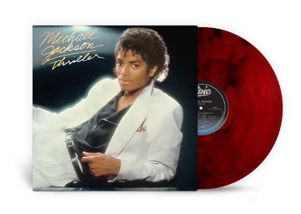 Jackson Michael - Thriller (Limited Edition Red & Black Marble Vinyl) ryhmässä VINYYLI / Kommande / Pop-Rock @ Bengans Skivbutik AB (5678473)