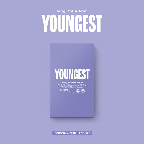 Young K (Day6) - Youngest (Platform Album Fans Ver.) ryhmässä MERCHANDISE / Merch+Code / Kommande / K-Pop @ Bengans Skivbutik AB (5678545)