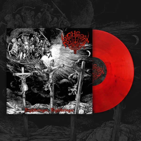Archgoat - Nightbringer Lightbringer (Red Smok ryhmässä VINYYLI / Kommande / Hårdrock @ Bengans Skivbutik AB (5678803)
