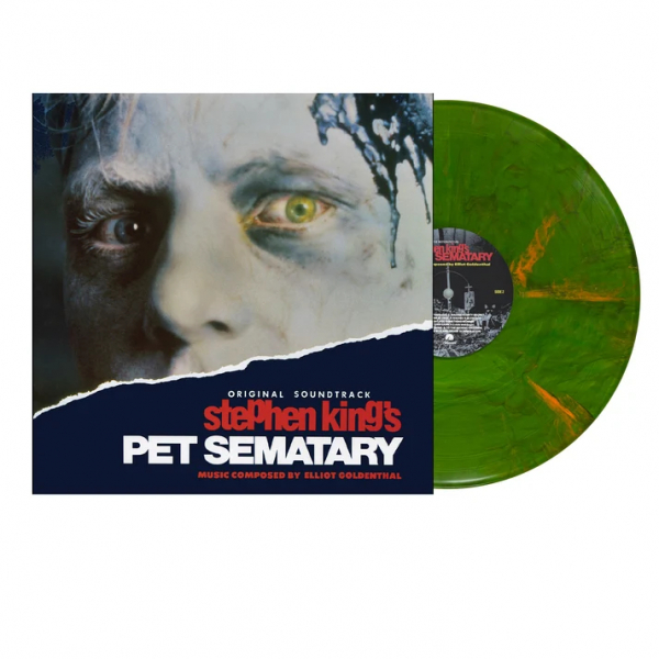 Elliot Goldenthal - Stephen King's Pet Sematary (Original Soundtrack / Neon Green w. Orange Swirl Dead Catseye Vinyl LP) ryhmässä VINYYLI / Pop-Rock @ Bengans Skivbutik AB (5678852)