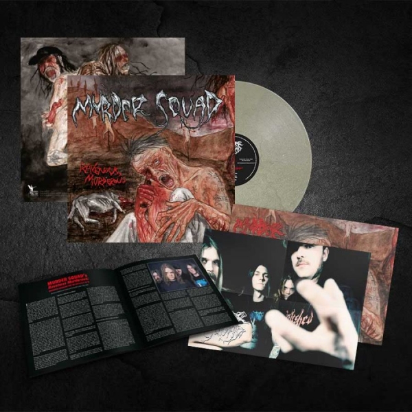 Murder Squad - Ravenous Murderous (Milky Clear Vin ryhmässä VINYYLI / Kommande / Hårdrock @ Bengans Skivbutik AB (5679219)