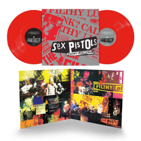 Sex Pistols - Filthy Lucre Live (30th Anniversary Edition Red 2LP) ryhmässä VINYYLI / Kommande / Pop-Rock,Punk @ Bengans Skivbutik AB (5679578)