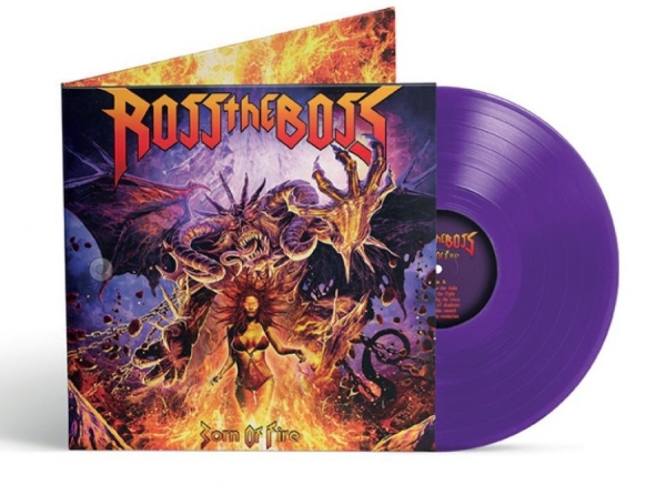 Ross The Boss - Born On Fire (Purple Vinyl Lp) ryhmässä VINYYLI / Kommande / Hårdrock @ Bengans Skivbutik AB (5680113)