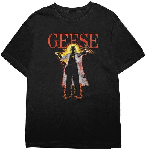 Geese - Holy Figure - T-Shirt (Black) ryhmässä MERCHANDISE / T-paita / Pop-Rock @ Bengans Skivbutik AB (5680223r)