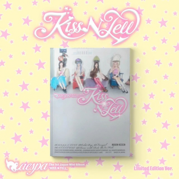 aespa - Kiss N Tell (Limited Edition Ver.) Japan Mini Album ryhmässä Minishops / K-Pop Minishops / Aespa @ Bengans Skivbutik AB (5680307)