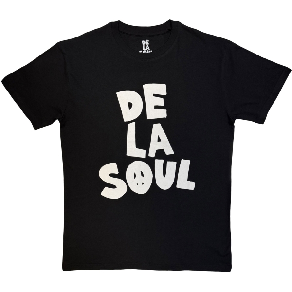 De La Soul - Logo Mono Uni Bl T-Shirt ryhmässä MERCHANDISE / T-paita / Kommande / @ Bengans Skivbutik AB (5680736r)