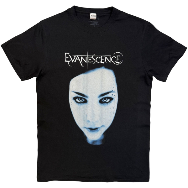 Evanescence - Fallen Face Uni Bl T-Shirt ryhmässä MERCHANDISE / T-paita / Kommande / Hårdrock @ Bengans Skivbutik AB (5680741r)