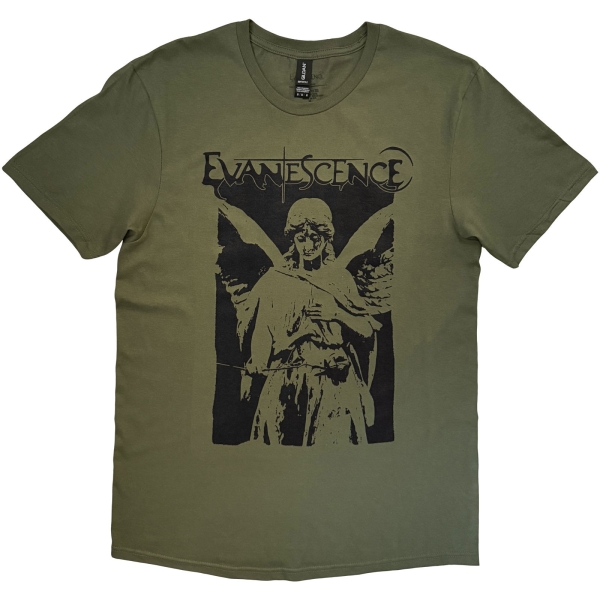 Evanescence - Angel Uni Green T-Shirt ryhmässä Kommande - alla format @ Bengans Skivbutik AB (5680742r)